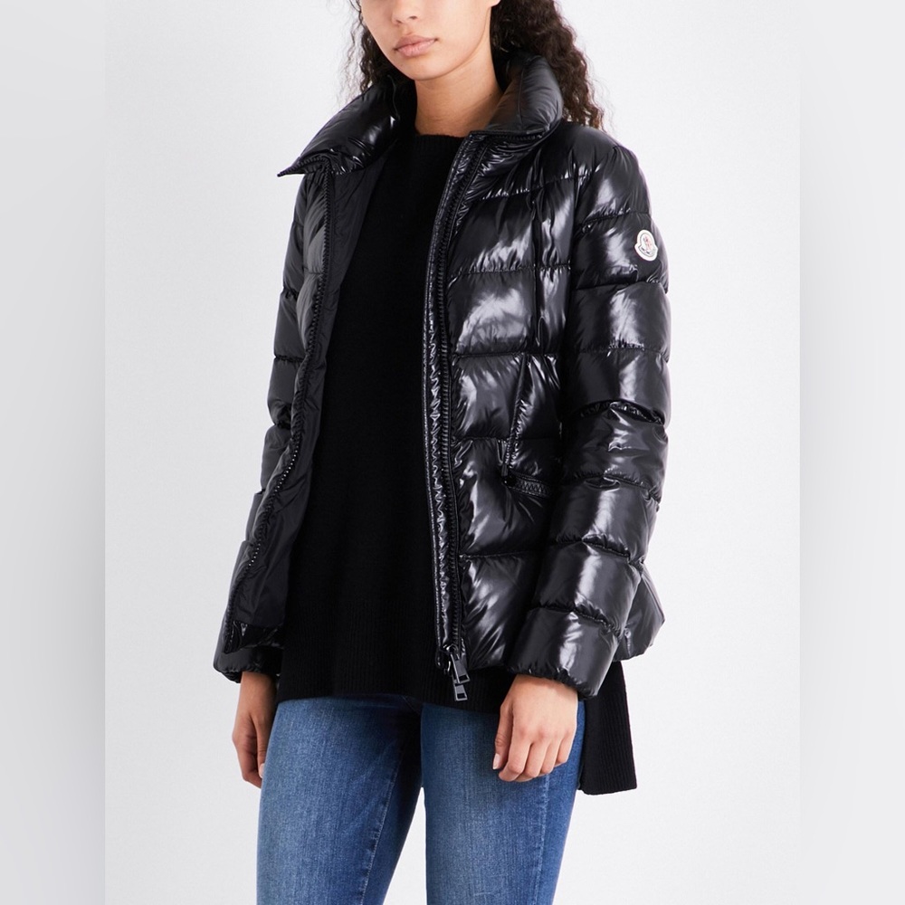 Moncler Danae Black Women’s Pure Goose Down Coat - Size 5 (XXL) - would fit L-XL